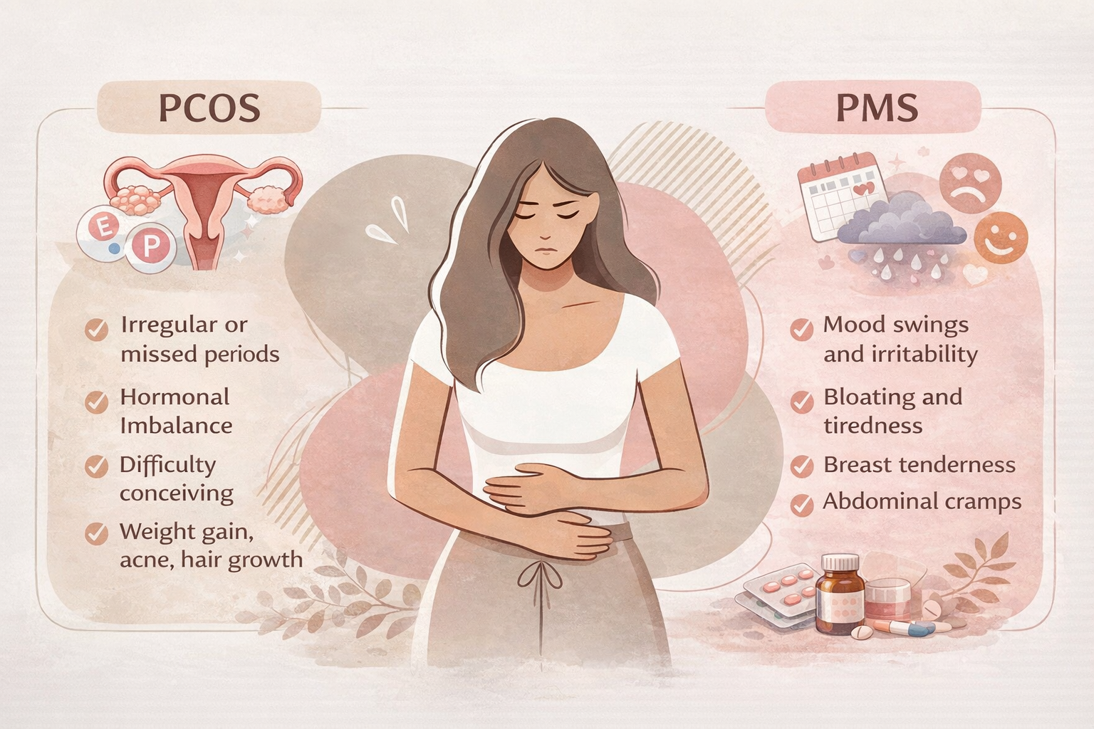 PCOS and PMS: How Hormonal Imbalance Affects Your Cycle